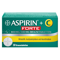Aspirin C forte 800mg/480mg Brausetabletten 10 Stück