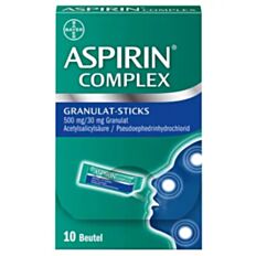 Aspirin Complex Granulat Direkt Sticks 10 Stück