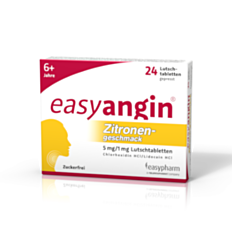 Easyangin Zitrone Lutschtabletten 24 Stück