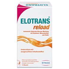 Elotrans reload Elekrolyt-Lösung Orange Beutel 15 Stück