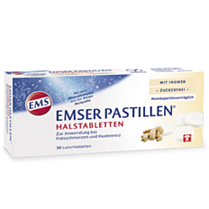 Emser Pastillen Ingwer zuckerfrei 30 Stück
