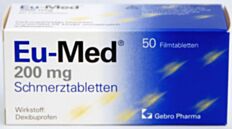 EU-Med Schmerztabletten 200mg 50 Stück