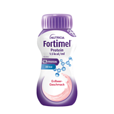 Fortimel Protein 1,5 kcal Erdbeere  4 Stück x 200ml