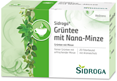 Sidroga WELLNESS Grüntee mit Nana-Minze 20 Filterbeutel