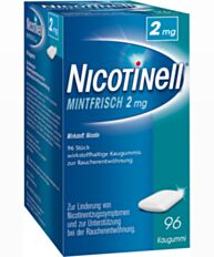 Nicotinell Kaugummi Mintfrisch 2mg 96 Stück