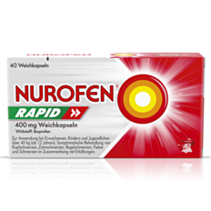 Nurofen Rapid 400mg Ibuprofen Weichkapseln-40 Stück