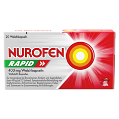 Nurofen Rapid 400mg Ibuprofen Weichkapseln-20 Stück