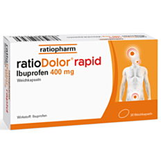 Ratiodolor rapid Weichkapseln 400mg 20 Stück