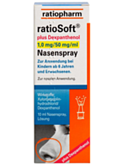 Ratiosoft Nasenspray PLUS Dexpanthenol 1,0mg 10ml