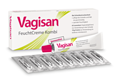Vagisan Kombination Feuchtcreme 10g + Zäpfchen 8 Stück