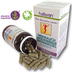 Hafesan Weihrauch + Weidenrinde + Brennessel Kapseln 60 Stück