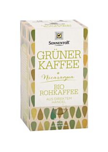 Sonnentor Grüner Kaffee bio Beutel 18 Stk.