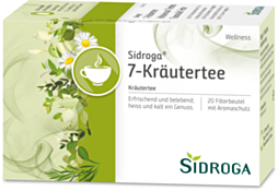 Sidroga WELLNESS 7-Kräutertee 20 Filterbeutel