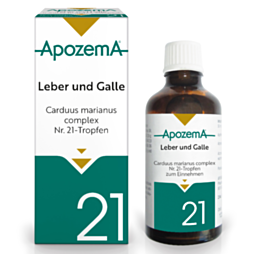 Apozema Tropfen Nr. 21 Leber & Galle - Carduus marianus complex 50ml