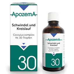 Apozema Tropfen Nr. 30 Schwindel & Kreislauf - Cocculus complex 50ml