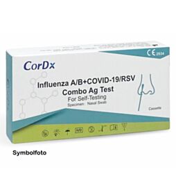 Antigen-Selbsttest Influenza A/B + Covid-19 + RSV 