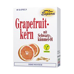 Espara Grapefruitkern mit Schwarzkümmel-Öl Kapseln 60 Stück