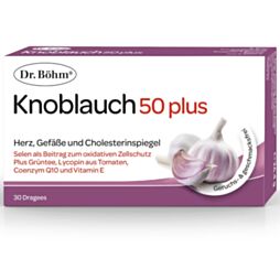 Dr. Böhm Knoblauch 50 plus Dragees 30 Stück