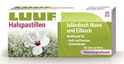 Luuf Halspastillen Isländisch Moos & Eibisch