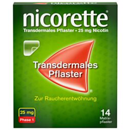 Nicorette transdermales Pflaster 25mg/16h 14 Stück