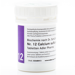 Schüßler Salze Nr. 12 Calcium sulfuricum D6