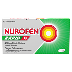 Nurofen Rapid 400mg Ibuprofen Filmtabletten 12 Stück