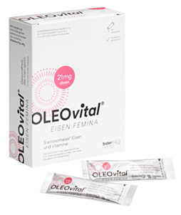 Oleovital Eisen Femina 21mg direkt Sachets 30Stück 