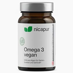 NICApur Omega 3 vegan Kapseln 30 Stück