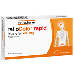 Ratiodolor rapid Weichkapseln 400mg 20 Stück