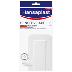 Hansaplast Sensitive 10x20cm 4XL 5 Pflaster