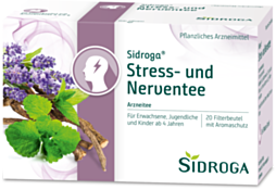 Sidroga ARZNEI Stress- und Nerventee 20 Filterbeutel
