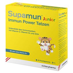 Supamun Immun Junior Power Tatzen Fruchtgummi 30 Stück
