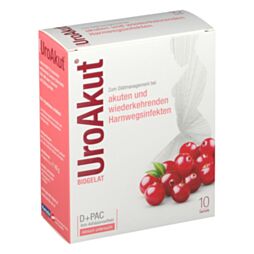 Biogelat Uroakut D-Mannose + Cranberry Granulat 10 Stück 