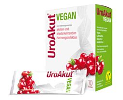 Biogelat Uroakut D-Mannose + Cranberry Granulat vegan 10 Stück