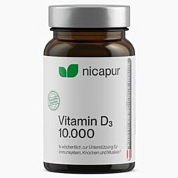 NICApur Vitamin D3 10.000 I.E. Kapseln 60 Stück