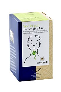 Sonnentor Tee Wieder Gut Frosch im Hals bio Beutel 18 Stk. 