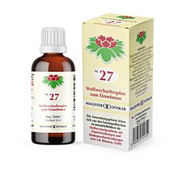 Magister Doskar Tropfen Nr. 27 Stoffwechsel 50ml