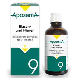 Apozema Tropfen Nr. 9 Blase & Nieren - Belladonna complex 50ml