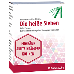 Schüßler Salze "Die heiße Sieben" Sticks 20 Stück