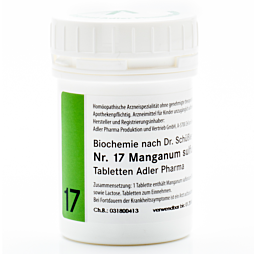 Schüßler Salze Nr. 17 Manganum sulfuricum D12