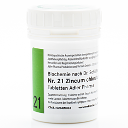 Schüßler Salze Nr. 21 Zincum chloratum D12