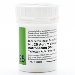 Schüßler Salze Nr. 25 Aurum chloratum natronatum D12