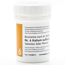Schüßler Salze Nr. 6 Kalium sulfuricum D6