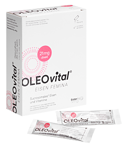 Oleovital Eisen Femina 21mg direkt Sachets 30Stück 
