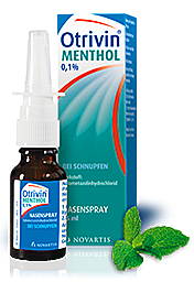 Otrivin Nasenspray 0,1% mit Menthol 15ml