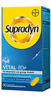 Supradyn vital 50+ Filmtabletten 90 Stk. Ginseng+Olivenblatt