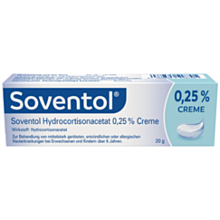 Soventol Hydrocortisonacetat Creme 0,25% 20g