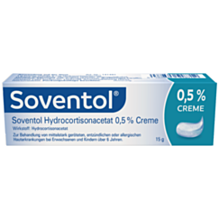 Soventol Hydrocortisonacetat Creme 0,5% 15g