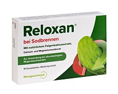 Reloxan Kautabletten gegen Sodbrennen